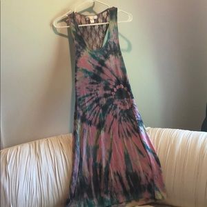 Tye dye 3/4 length dress super soft